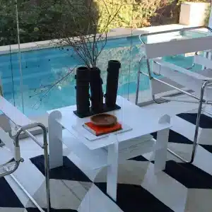 שולחנות קפה מאלומיניום