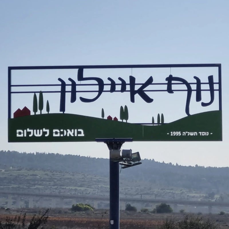 שילוט הכוונה שמשדר מקצועיות