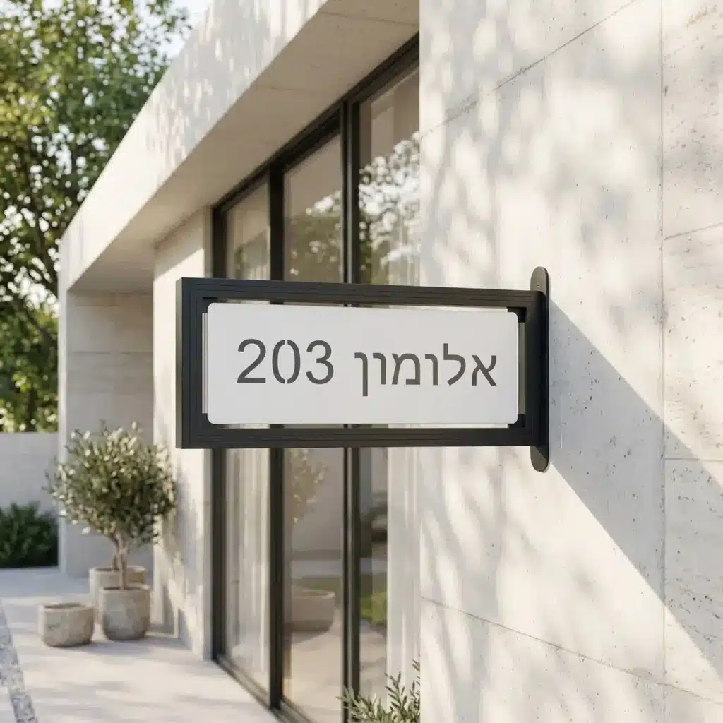 שילוט אלומיניום